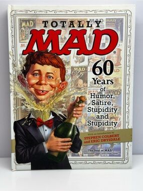 Totally MAD: 60 Years of Humor Satire & Stupidity, Hardcover w/ Bonus Poster